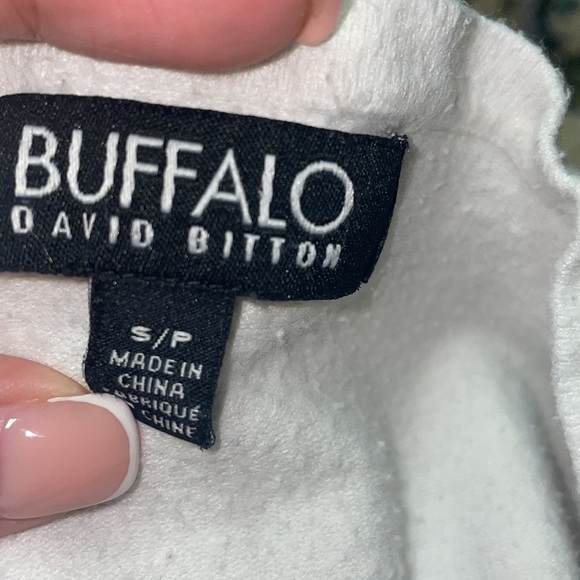 BUFFALO David Bitton Size Small White Long Sleeve with Beautiful Design $15 - Picture 11 of 12